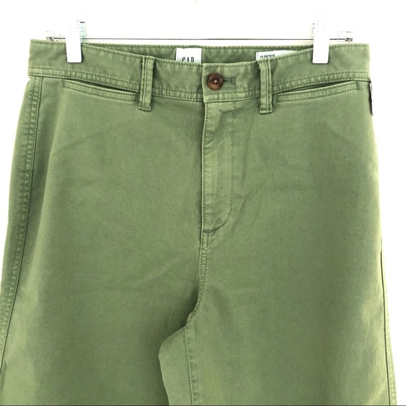 Gap High Rise Crop Khaki-NWT - Picture 11 of 12